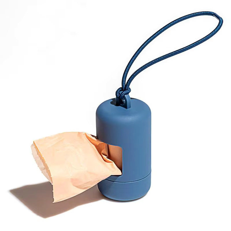 Dark Blue Dog Poop Bag Holder