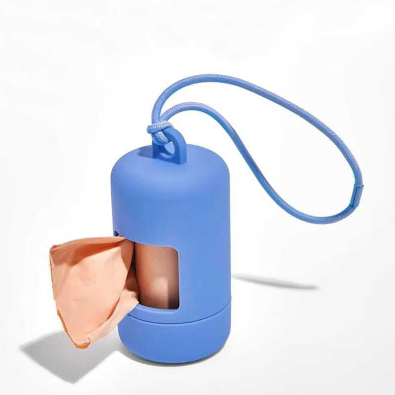Light Blue Dog Poop Bag Holder