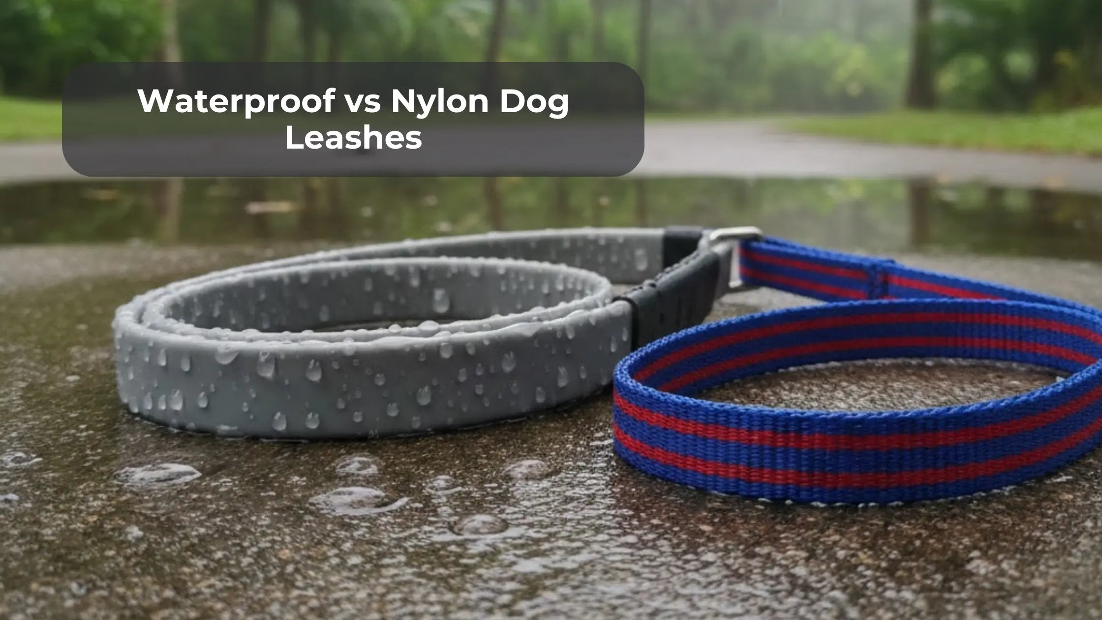 Waterproof vs Nylon Dog Leashes: What Actually Works in Singapore’s Humid Climate?