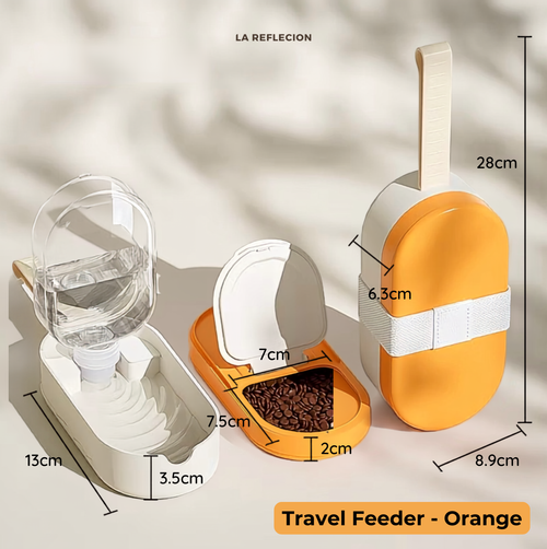 City Trekker | 2-in-1 Portable Dog Water Bottle & Feeder